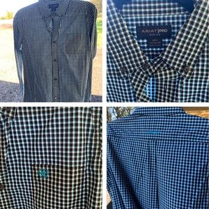 Boys long sleeve dress/rodeo shirt